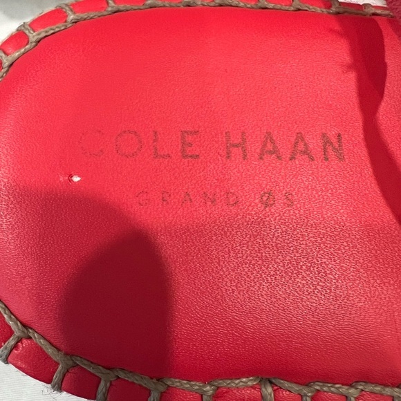 Cole Haan Red Espadrille Sandals - Picture 4 of 6
